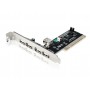 Adaptor card USB 2.0 4+1 porturi pe slot PCI , GEMBIRD UPC-20-4P host adapter